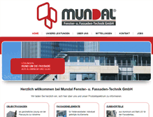 Tablet Screenshot of mundal.de